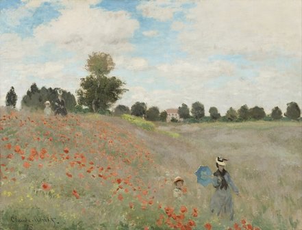 The Poppy Field :: Monet