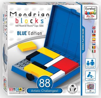 Mondrian Blocks Blue :: Ah!Ha
