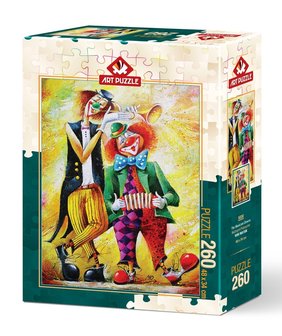 Musician Clowns :: Art Puzzle