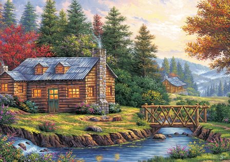 Autumn on the Hills :: Art Puzzle