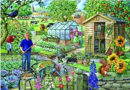 At the Allotment :: House of Puzzles