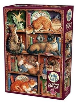 Feline Bookcase :: Cobble Hill