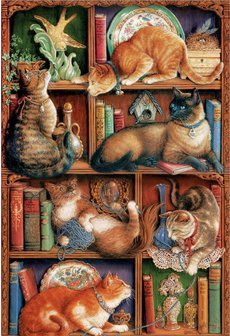 Feline Bookcase :: Cobble Hill