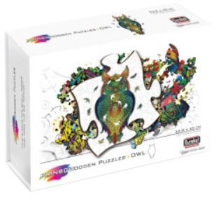 Owl :: Rainbow Wooden Puzzles