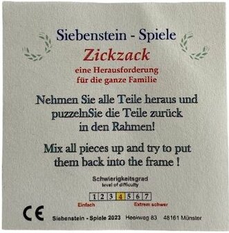 Zickzack :: Siebensteinspiele