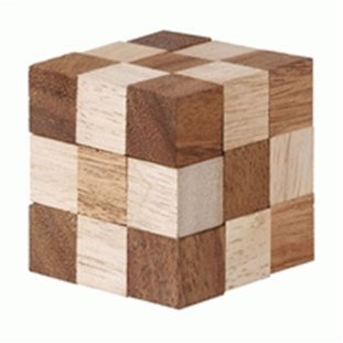 Snake Cube XL :: Houten Breinbreker