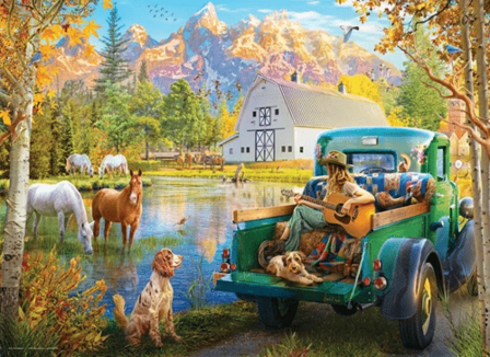 Smart Cut legpuzzel Singing Lake