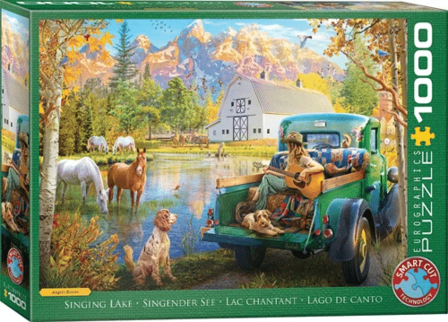 Smart Cut legpuzzel Singing Lake