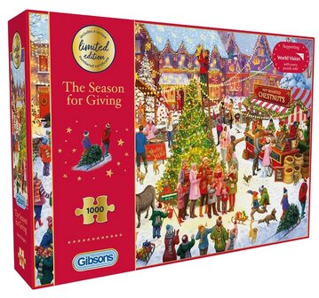 Kerstlegpuzzel limited edition