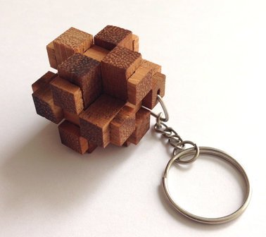 Sleutelhanger - 3D Square