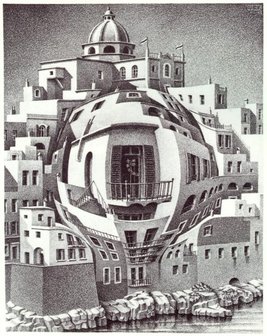 Balkon :: M.C. Escher
