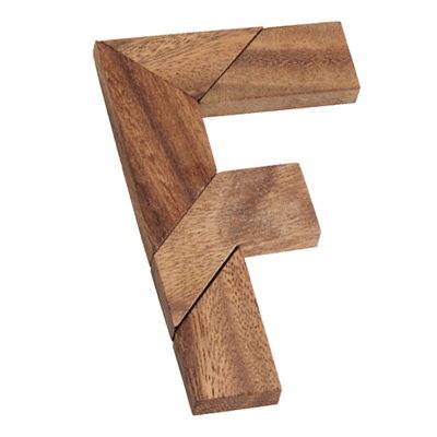 Letter F Puzzle :: Breinbrekers