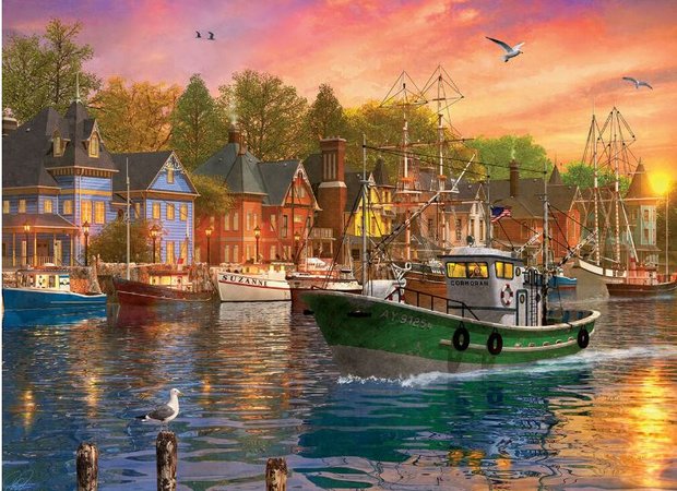 Harbor Sunset :: Eurographics