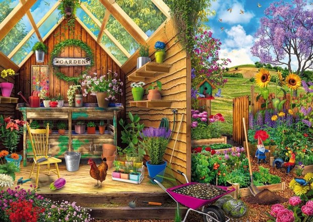  Blik in het Tuinhuis :: Ravensburger