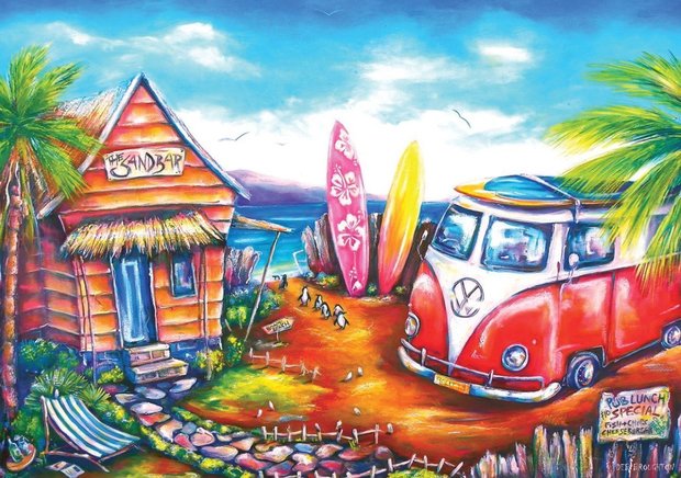 Surfing Camp :: Art Puzzle