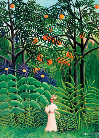 Woman Walking in an Exotic Forest :: Eurographics