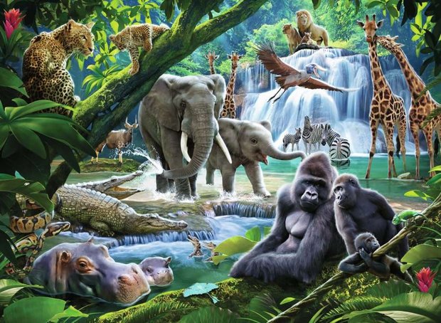 Jungle Dieren :: Ravensburger - Pientere Puzzels &