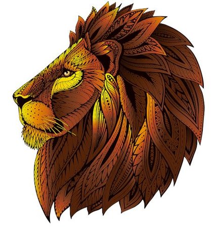 Lion :: Rainbow Wooden Puzzles