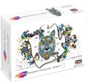 Wolf :: Rainbow Wooden Puzzles