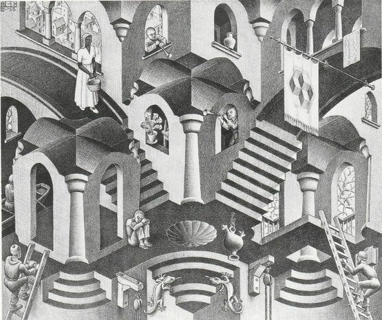 Hol en Bol :: M.C. Escher