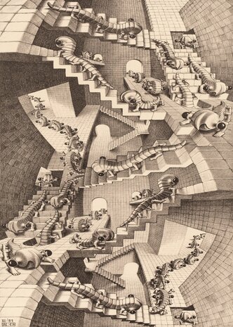 Trappenhuis :: M.C. Escher
