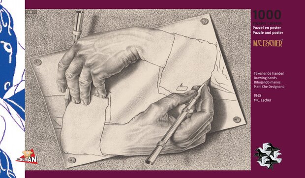Tekenende handen :: M.C. Escher