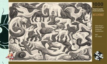Vlakvulling II :: M.C. Escher