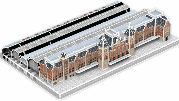 Centraal Station Amsterdam :: 3D Gebouw