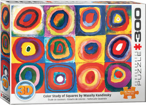 Wassily Kandinsky Color Study of Squares :: Eurographics