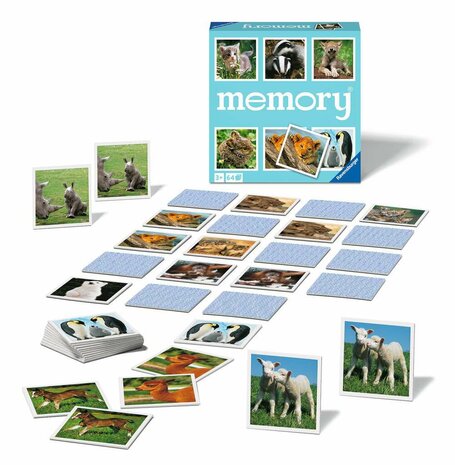 Memory: Animal Babies 