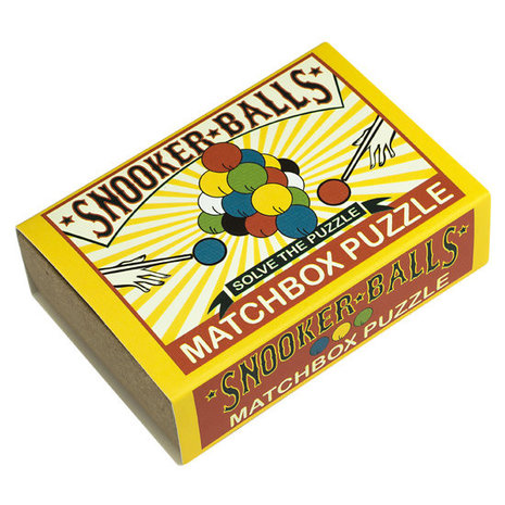 Matchbox puzzle - Snooker Balls