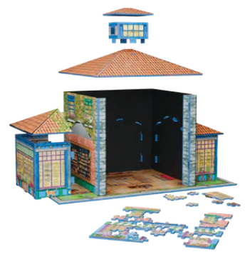3D book shop legpuzzel voor volwassenen