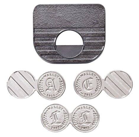 Huzzle Cast Wallet metalen puzzel