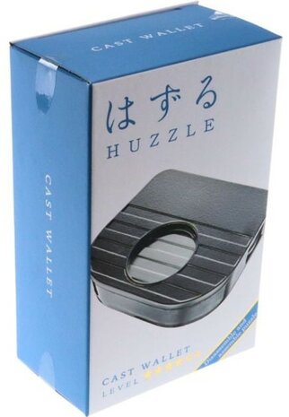 Huzzle Cast Wallet metalen puzzel