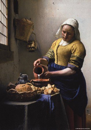Keukenmeid :: Johannes Vermeer