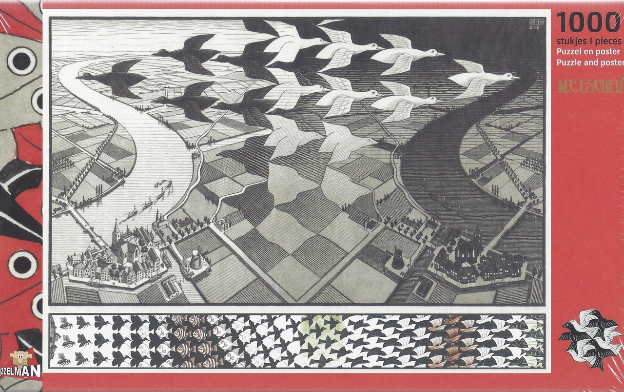 Dag en Nacht :: M.C. Escher - Pientere & Spellen