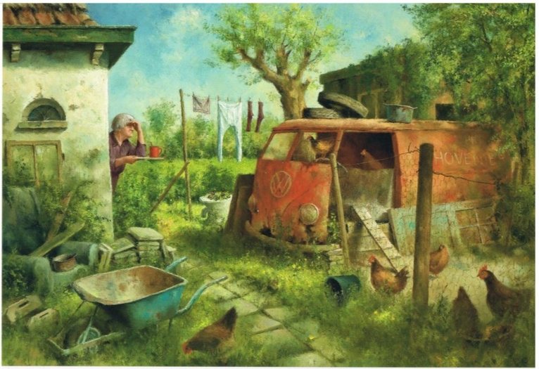 Marius van Dokkum 1000 - Kippenhok :: Marius van Dokkum - Pientere