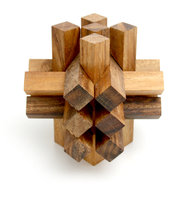 Verwaand Cusco kern 3D houten puzzel - Pientere Puzzels & Spellen