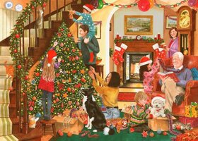 House of Puzzles 500 (XL) - Decorating the Tree