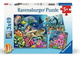 Legpuzzels Betoverende Onderwaterwereld (3 x 49)