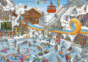 Jan van Haasteren legpuzzel (1000) : De Winterspelen