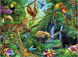 Ravensburger 200 (XXL) - Dieren in de Jungle