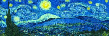 Eurographics 1000 Panorama - Starry Night Vincent van Gogh