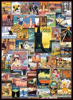 Eurographics 1000 - Travel Around the World - Vintage Posters