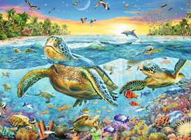 Ravensburger 100 (XXL) - Zeeschildpadden