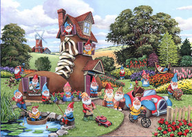 House of Puzzles 500 (XL) - Gnome & Away