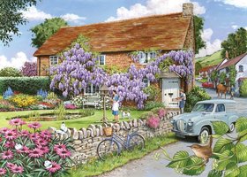 House of Puzzles 250 (XL) - Wisteria Cottage