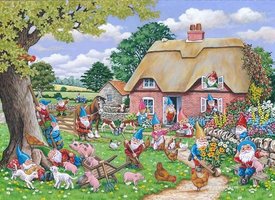 House of Puzzles 500 (XL) - Gnome Farm
