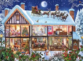 Ravensburger 100 (XXL) - Kerstfeest Thuis