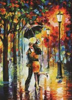 Puzzelman 1000 - Leonid Afremov - Dansen in de Regen